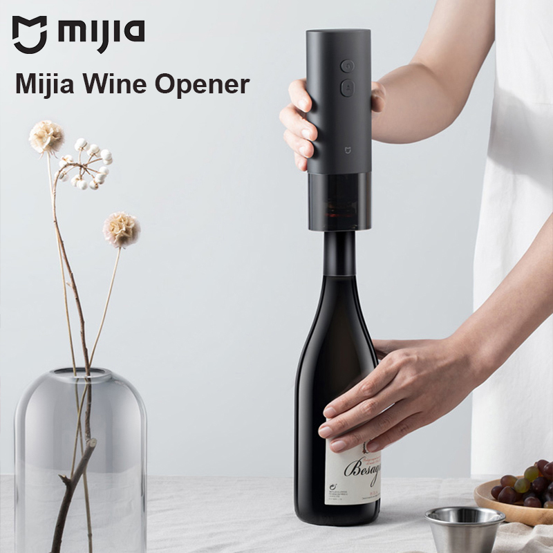 Wine Opener Electric - MIJIA Elektrischer Weinflaschenöffner mit Folienabschneider -