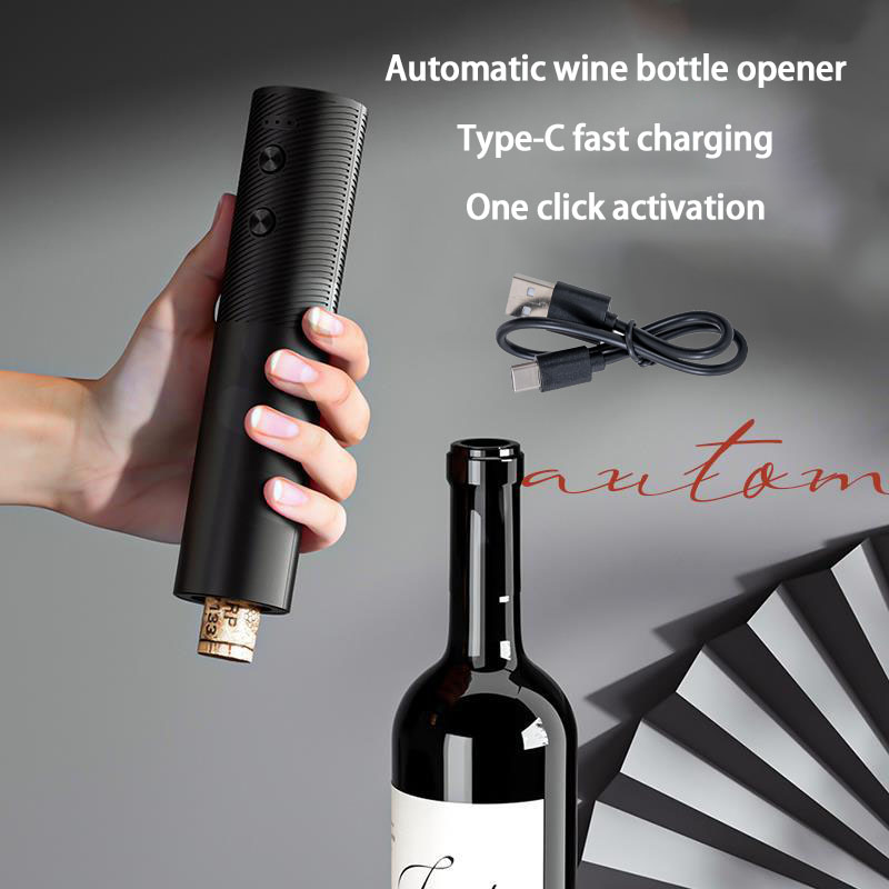 Wine Opener Electric - Automatischer Weinflaschenöffner, USB wiederaufladbar, elektrischer Weinkorkenzieheröffner,