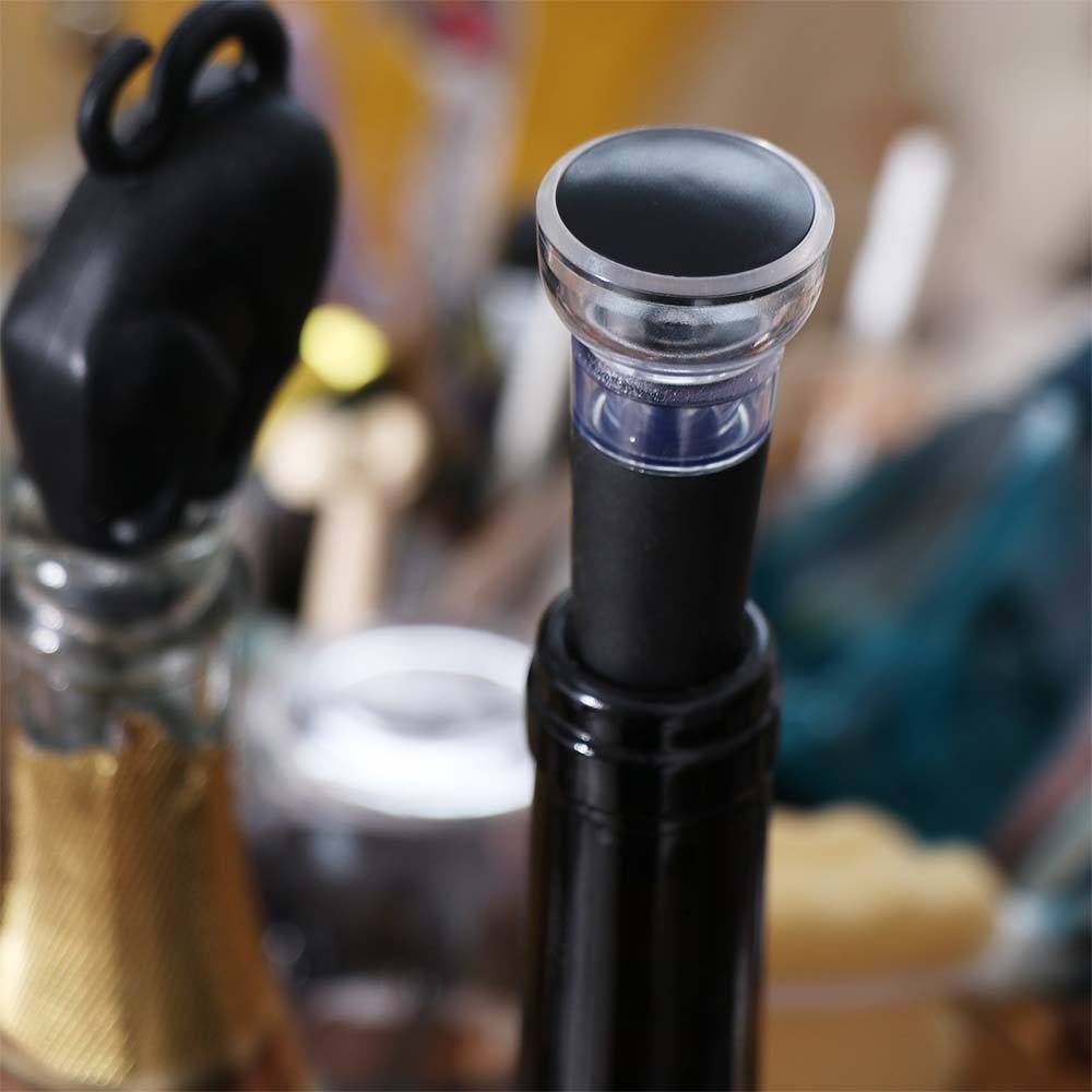 Wine Opener Electric - 5-in-1 Elektrischer Weinflaschenöffner Wiederverwendbar mit Basis