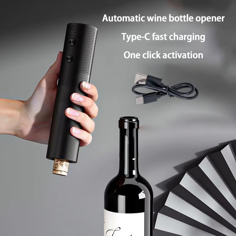 Wine Opener Electric - Elektrischer Weinflaschenöffner Automatischer Korkenzieher 500mAh Wiederaufladbar