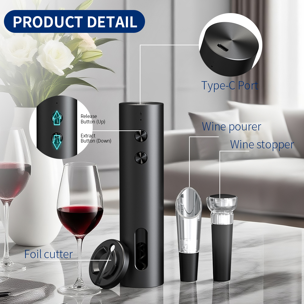 4-in-1 Elektrisches Weinöffner – Wine Opener Electric Bewertung und Preis