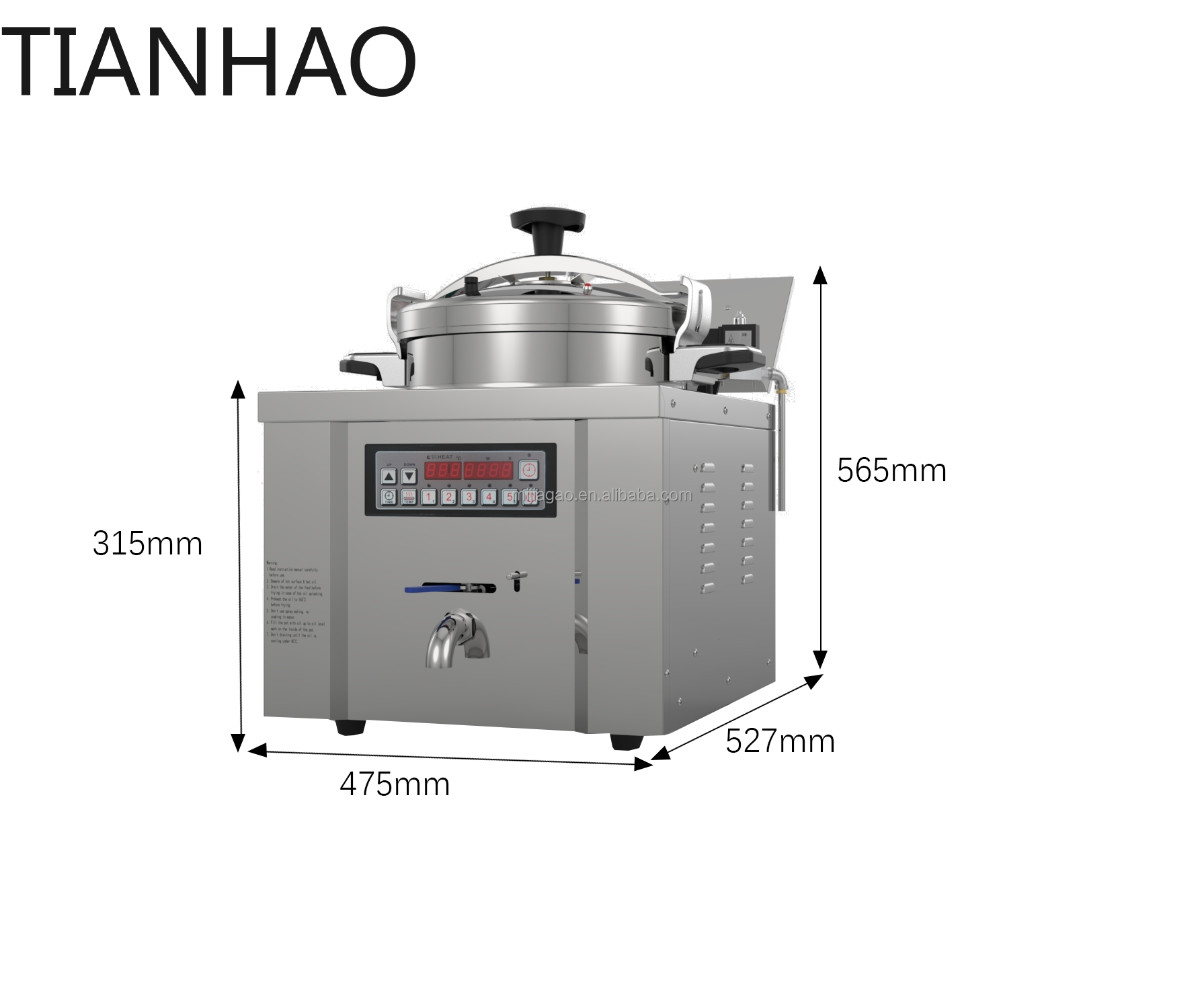 22L elektrischer Schnellkochto – Kitchen Appliances Made In Usa Bewertung und Preis