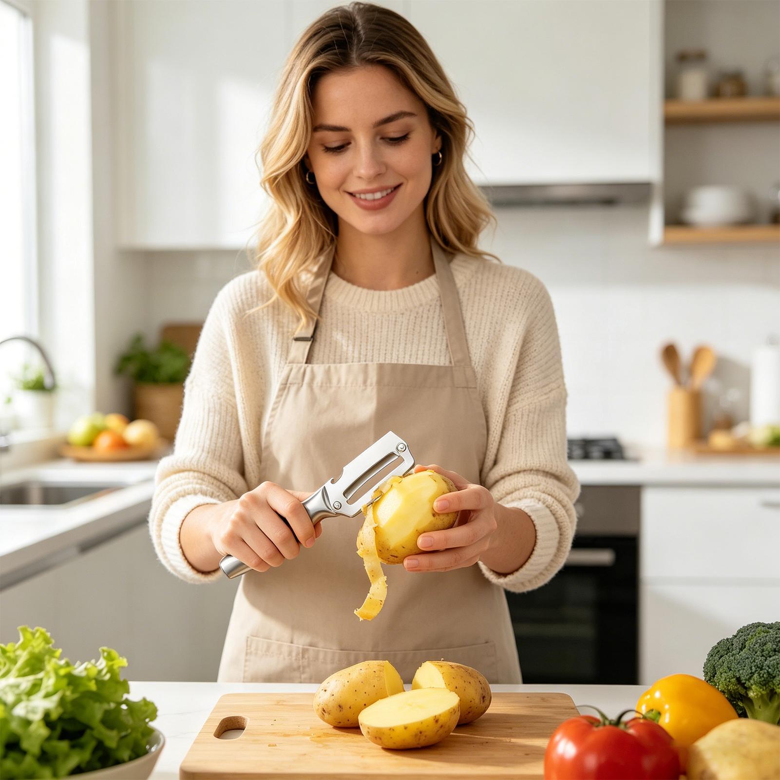 Edelstahl-Schäler, multifunkti – Kitchen Appliances Home Bewertung und Preis