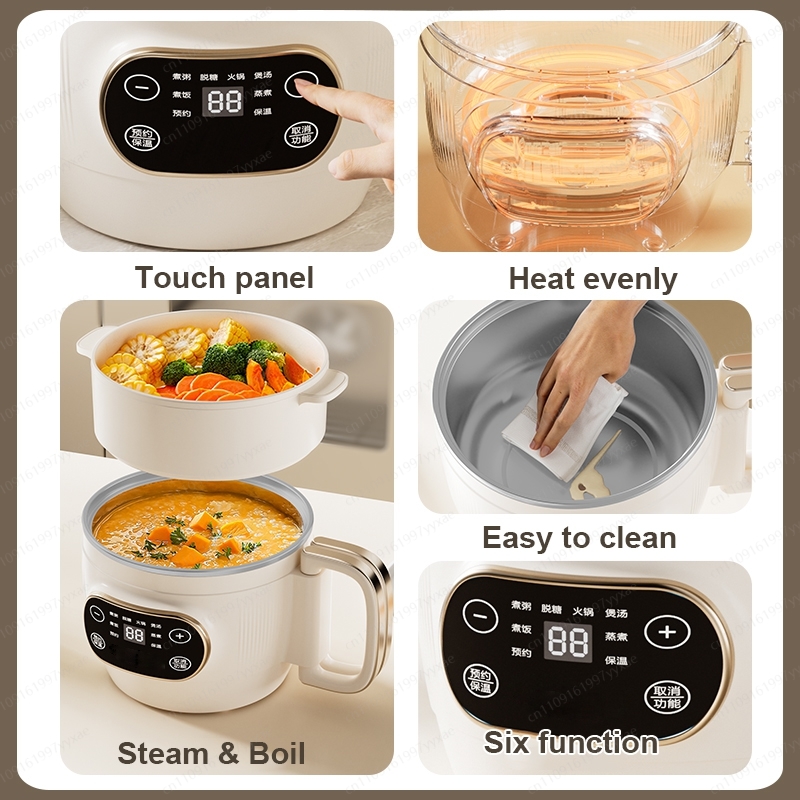 2L 110V Multifunktions-Elektro – Kitchen Appliances Cooking Bewertung und Preis