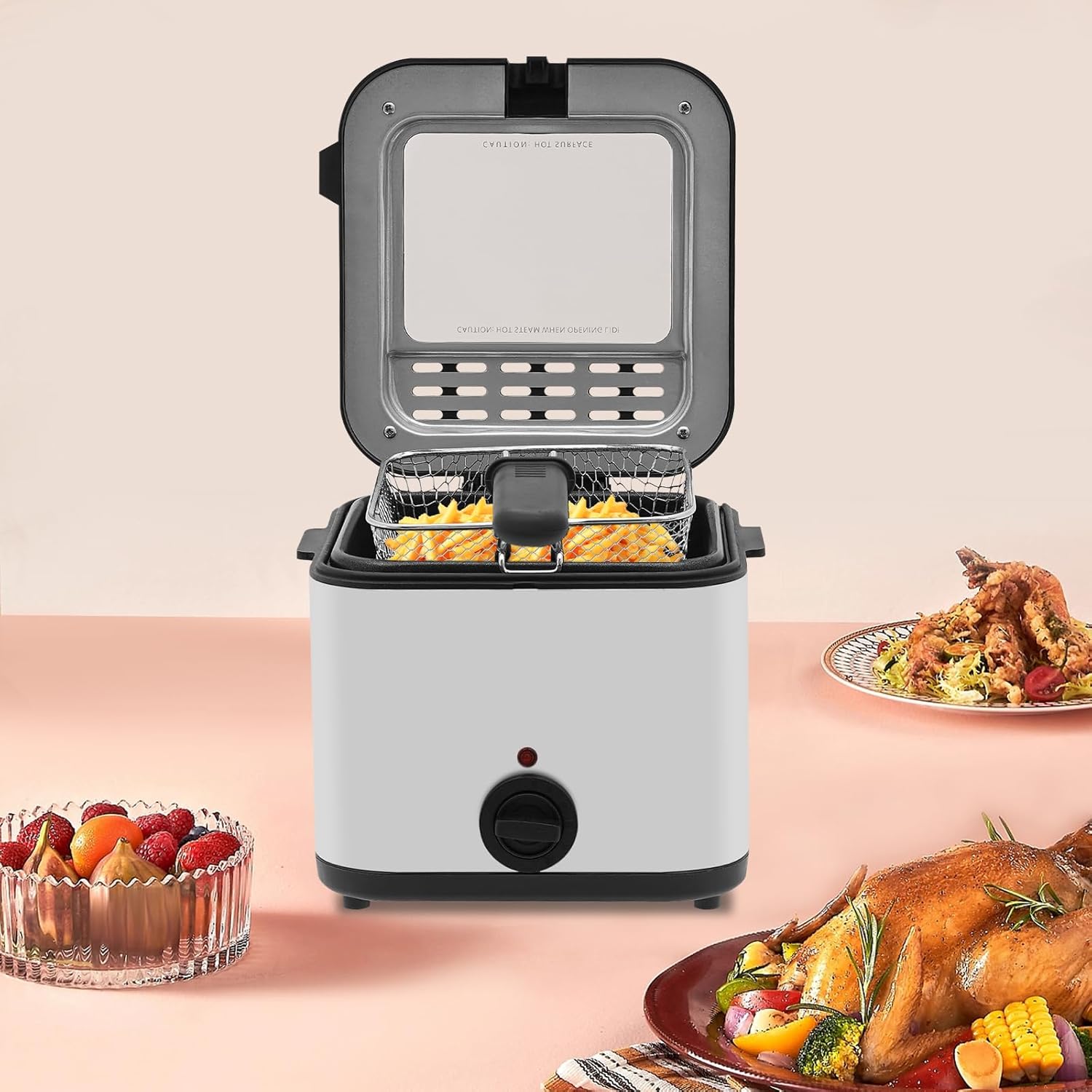 Elektrische Tischfritteuse, 2, – Kitchen Appliances Home Bewertung und Preis