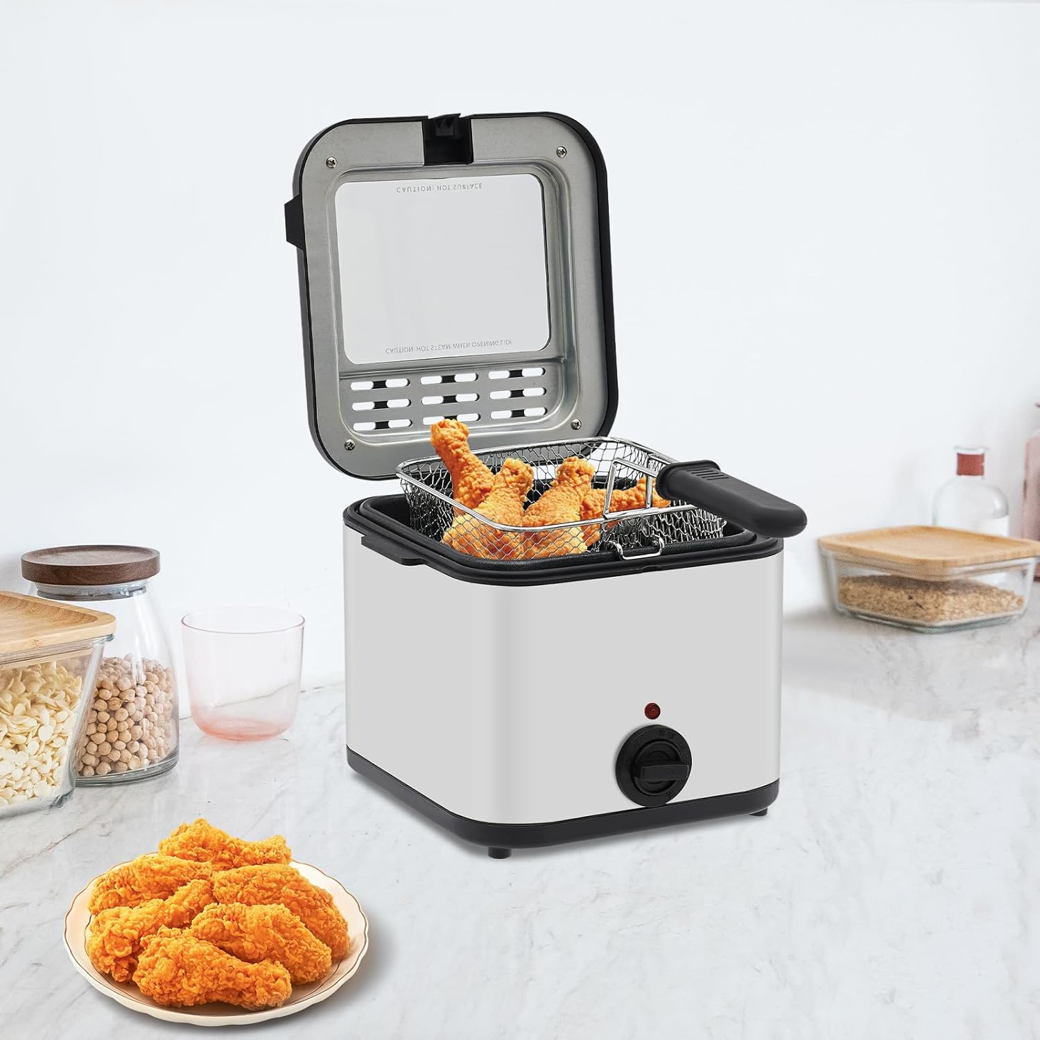Elektrische Tischfritteuse, 2, – Kitchen Appliances Home Bewertung und Preis