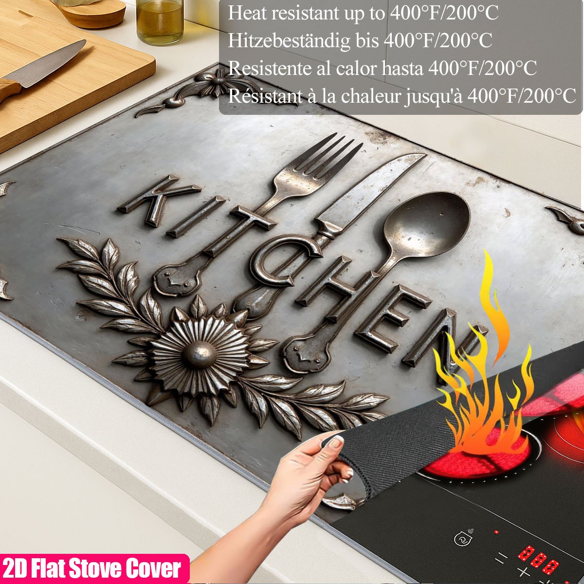 Robuste Metall-Kochfeldabdecku – Kitchen Appliances Electric Stove Bewertung und Preis