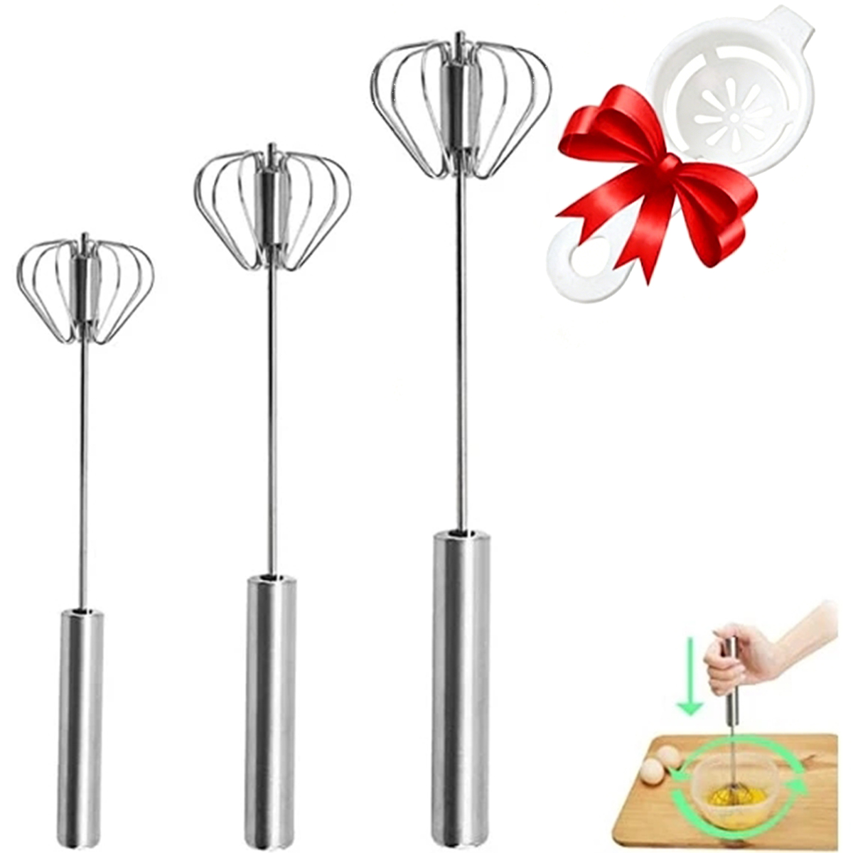 1/3 Stück Edelstahl-Eierschläg – Kitchen Appliances Electronics Bewertung und Preis